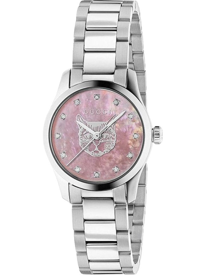 Gucci Gucci YA1265025 G-Timeless Pink Mother of Pearl Dial Ladies Watch, view 1