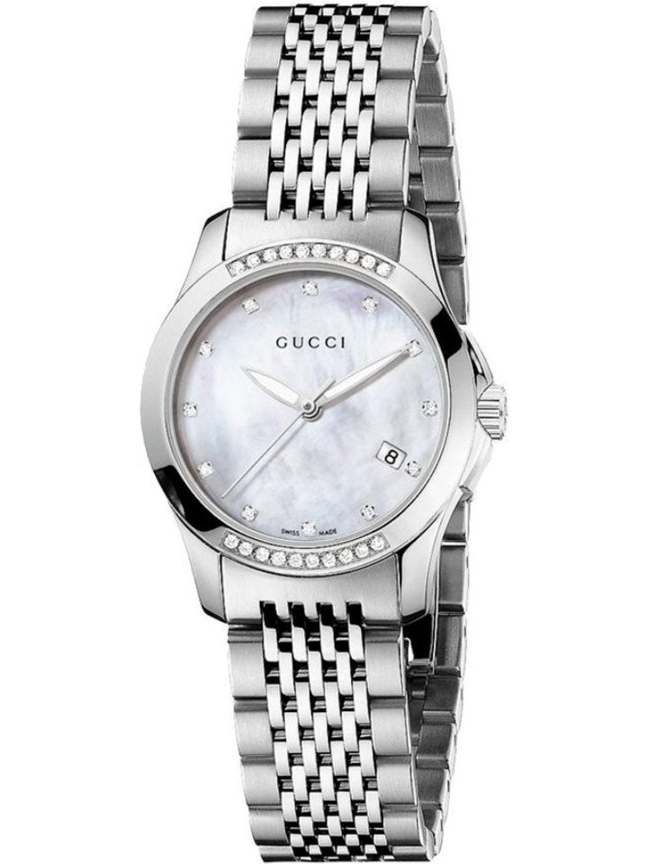 Gucci Gucci YA126510 G-Timeless Mother of Pearl Ladies Watch, view 1