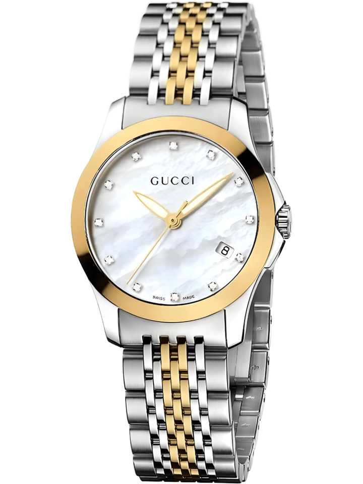 Gucci Gucci YA126513 G-Timeless Mother of Pearl Dial Ladies Watch, view 1