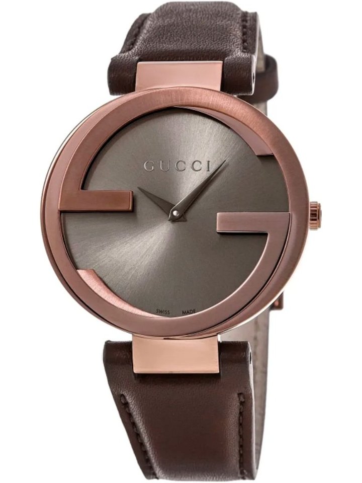 Gucci Gucci YA133309 Interlocking G Brown Dial Ladies Watch, view 1