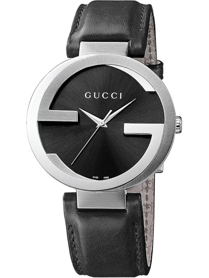 Gucci Gucci YA133501 Interlocking Black Dial Ladies Watch, view 1