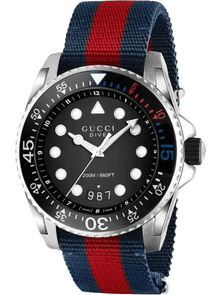 Gucci Gucci YA136210 Black Dial Men's Watch, view 1