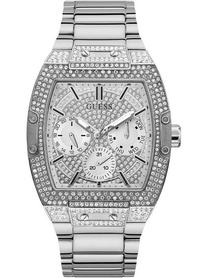 Guess Guess GW0094G1 Phoenix Silver Nightlife Men's Watch, view 1