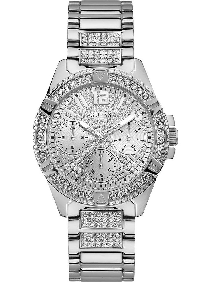 Guess Guess W1156L1 Ladies Frontier Silver Watch, view 1