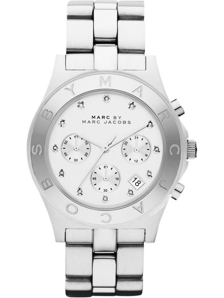 Marc Jacobs Marc Jacobs MBM3100 Blade Silver White Ladies Watch, view 1