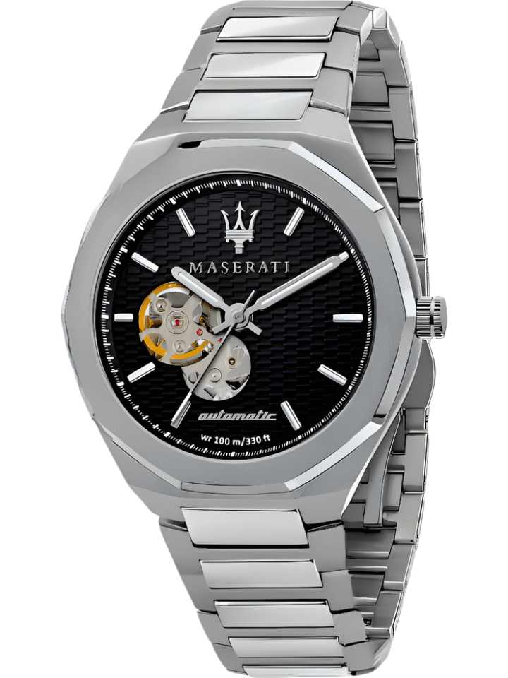 Maserati Maserati R8823142002 Automatic Black Dial Men's Watch, view 1