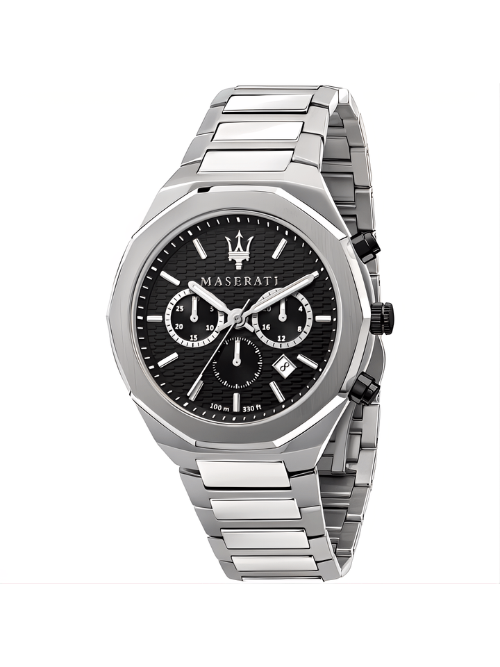 Maserati Maserati R8873642004 Stile Chronograph Black Dial Men's Watch, view 1