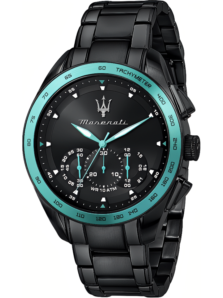 Maserati Maserati R8873644002 Traguardo Chronograph Black Dial Men's Watch, view 1