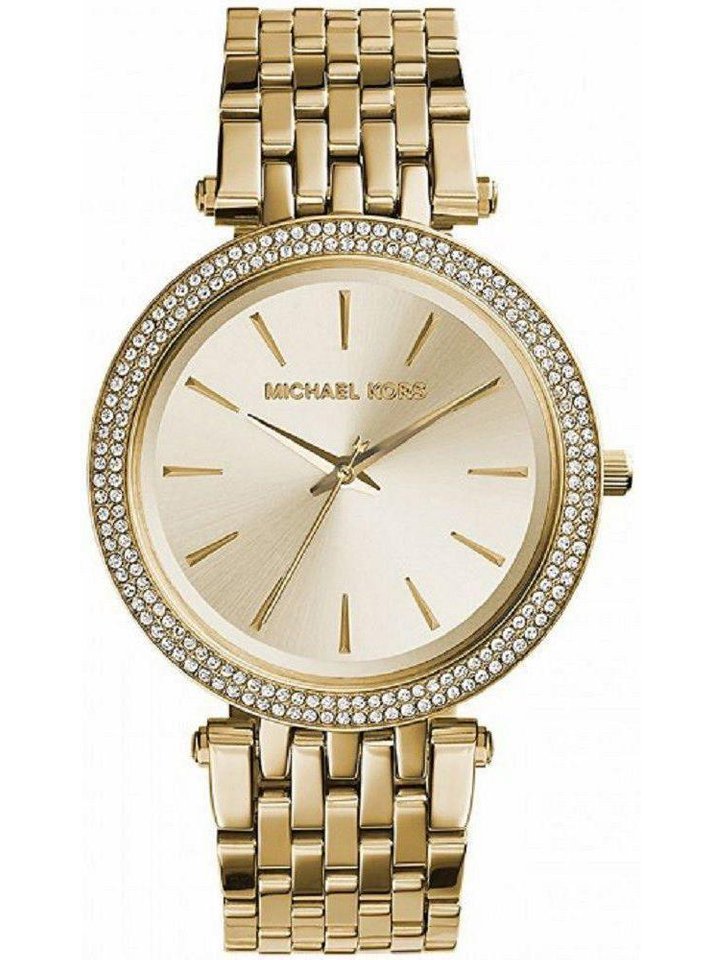 Michael Kors Michael Kors MK3430 Darci Crystal Gold Tone Stainless Steel Women's Watch, view 1