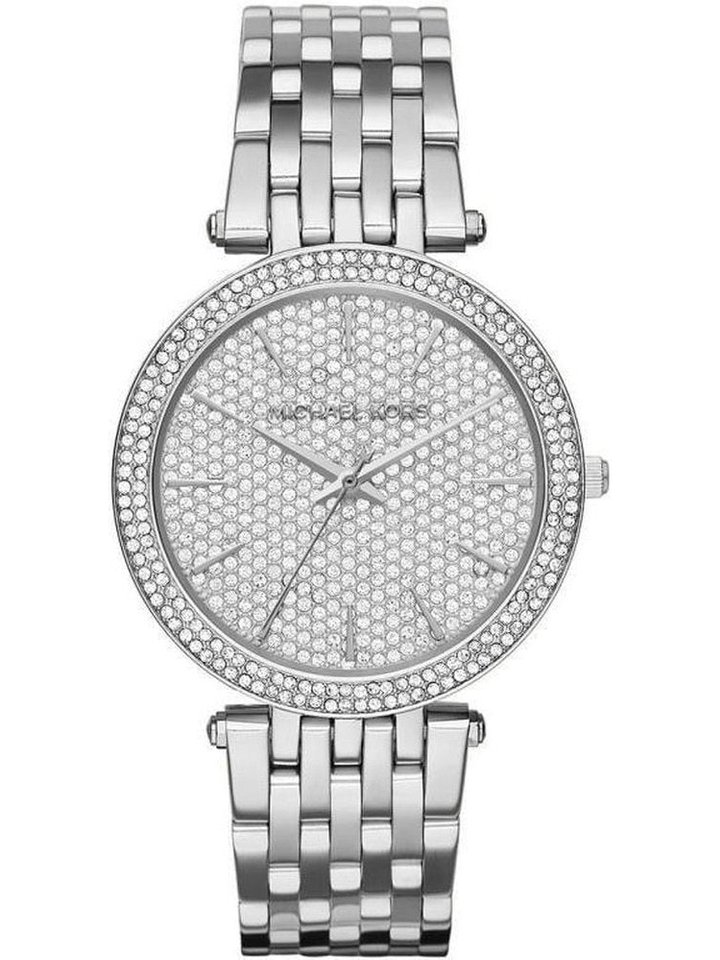 Michael Kors Michael Kors MK3437 Darci Silver Crystal Pave Women's Watch, view 1