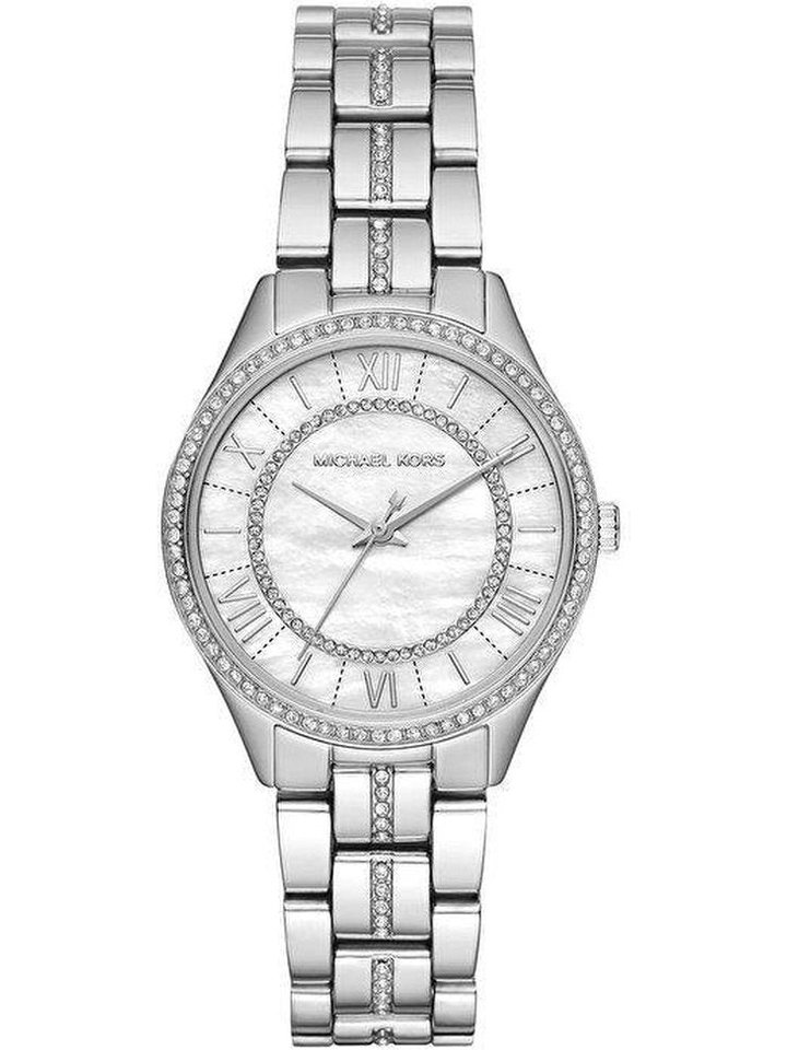 Michael Kors Michael Kors MK3900 Lauryn Crystal Mother Of Pearl Dial Women's Watch, view 1