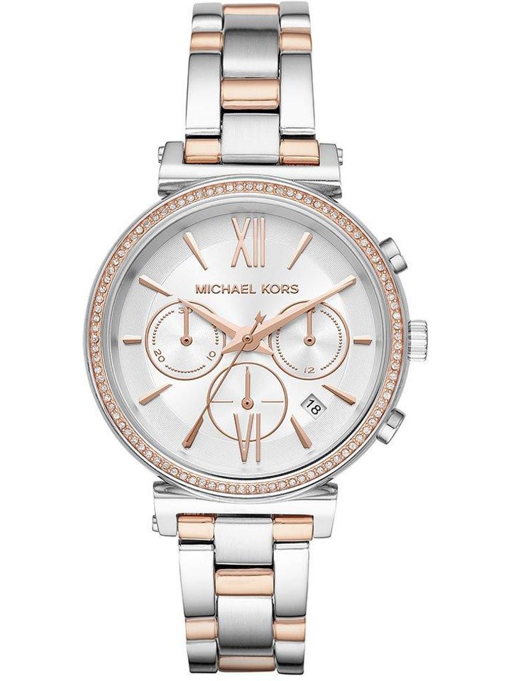 Michael Kors Michael Kors MK6558 Sofie Rose Gold Tone Ladies Watch, view 1