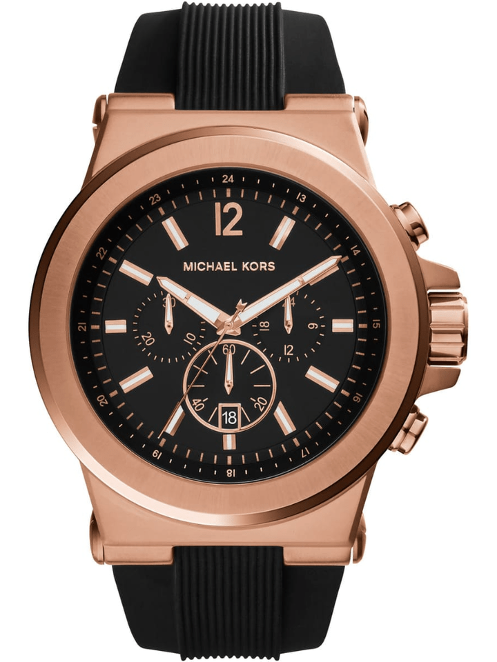 Michael Kors Michael Kors MK8184 Dylan Chronograph Black Dial Men's Watch, view 1