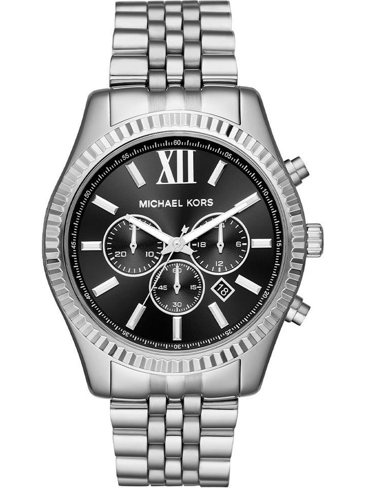 Michael Kors Michael Kors MK8602 Lexington Chronograph Black Dial Men's Watch, view 1