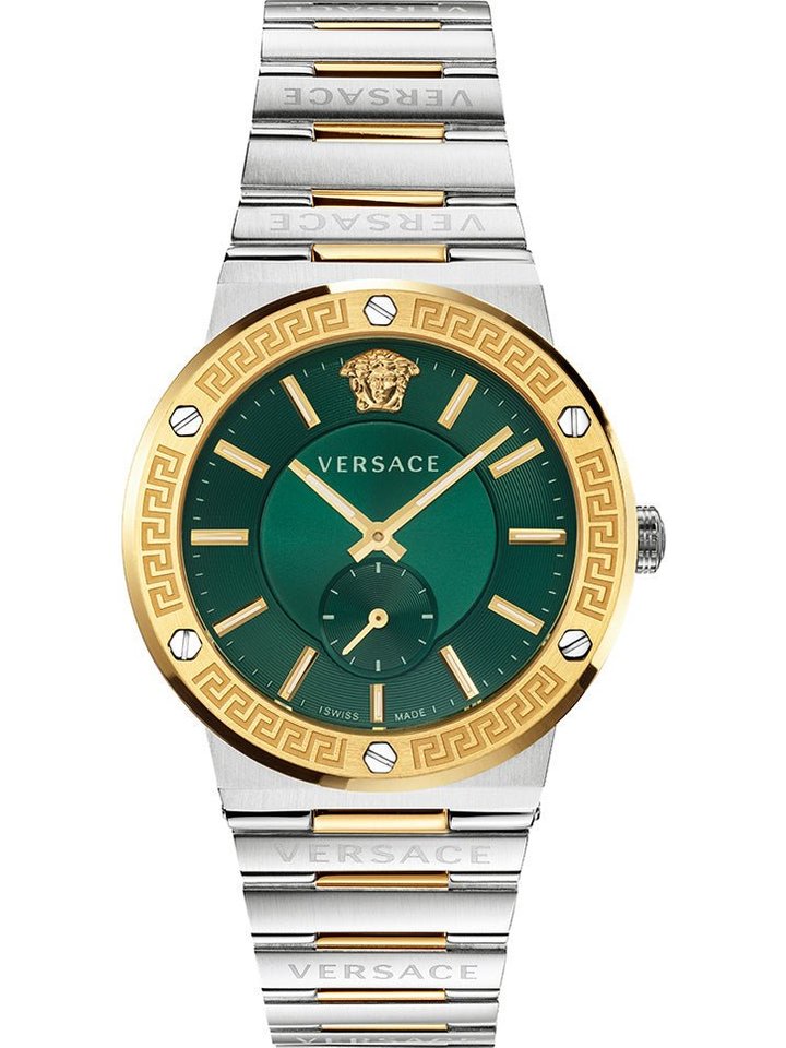 Versace Versace VEVI00420 Men's Watch Greca Two-Tone Green Dial, view 1