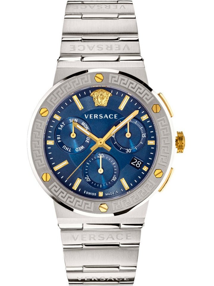 Versace Versace VEZ900221 Greca Logo Chrono Luxury Men's Watch, view 1
