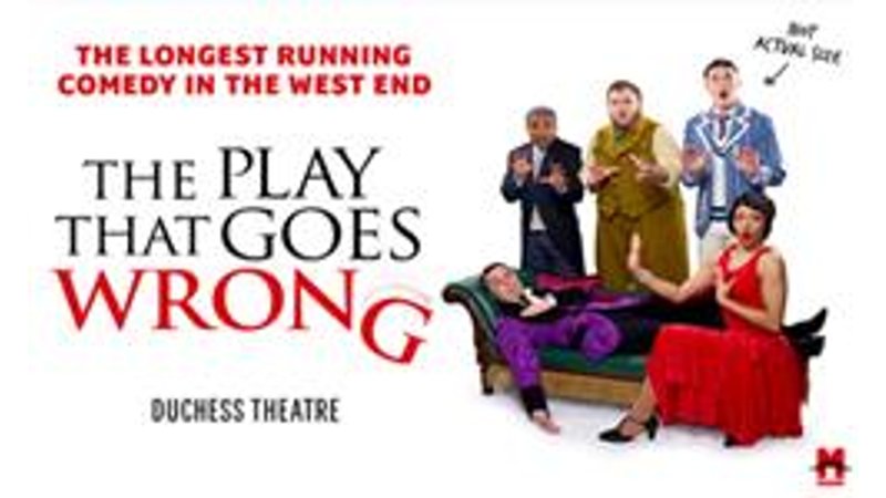 The Play That Goes Wrong - comedy at the Duchess Theatre, London
