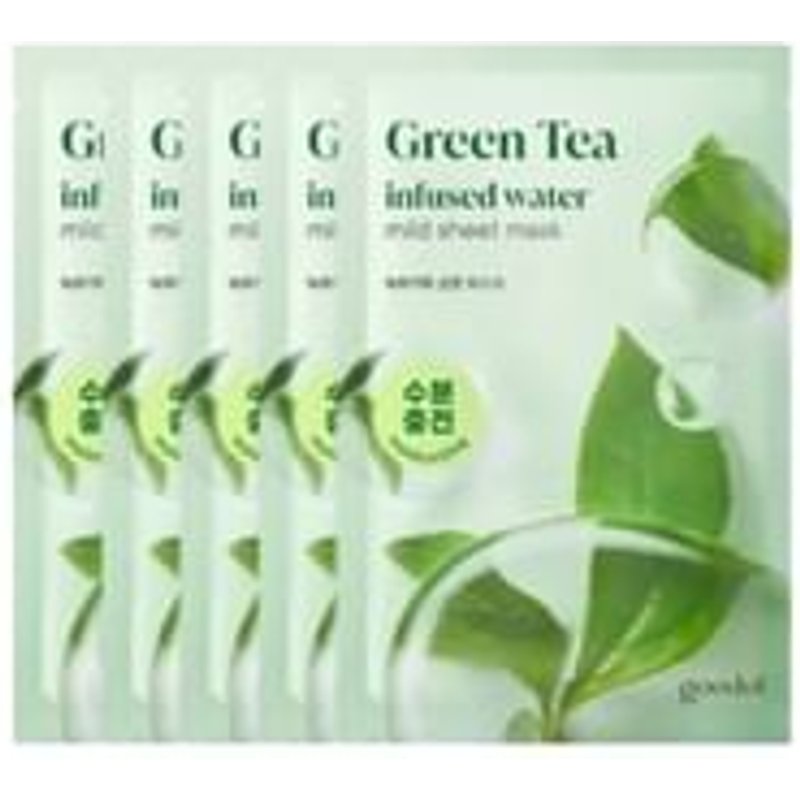 Goodal - Mild Sheet Mask Bundle Set - 2 Types 2022 Version - Green Tea