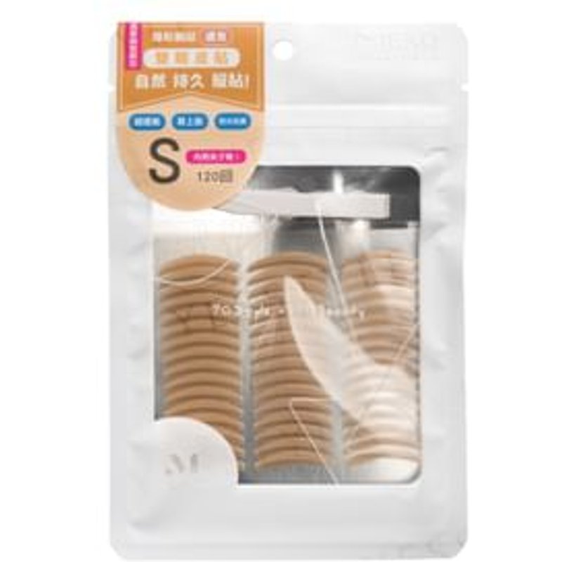 MEKO - Invisible Mesh Skin Color Double Eyelid Tape S 120 pcs