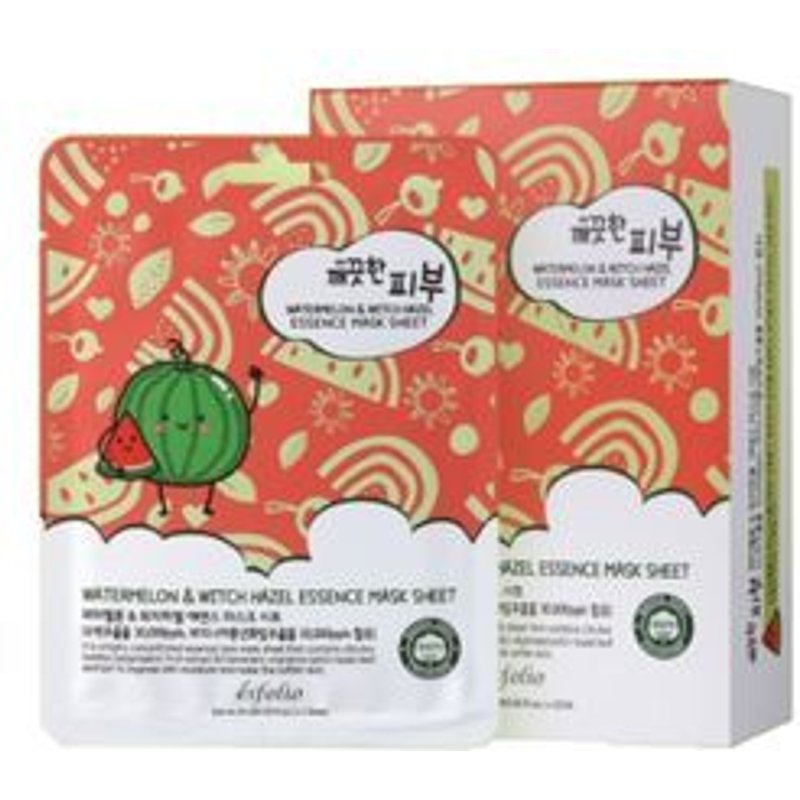esfolio - Watermelon & Witch Hazel Essence Mask Sheet Set - Masque visage