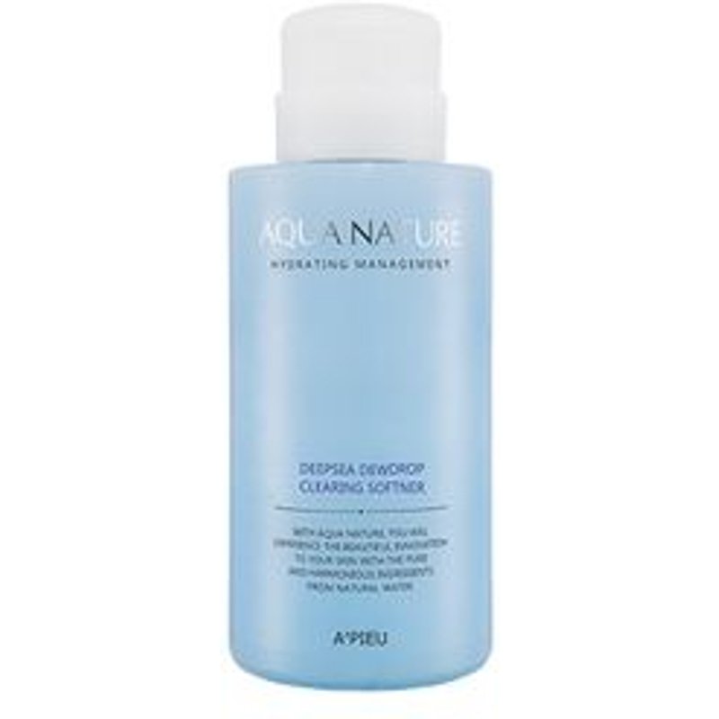 A'PIEU - Aqua Nature Deep-sea Dew Drop Clearing Softner (For Normal & Dry Skin) 500ml 500ml