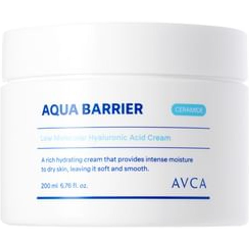 AVCA - Aqua Barrier Low Molecular Hyaluronic Acid Cream 200ml