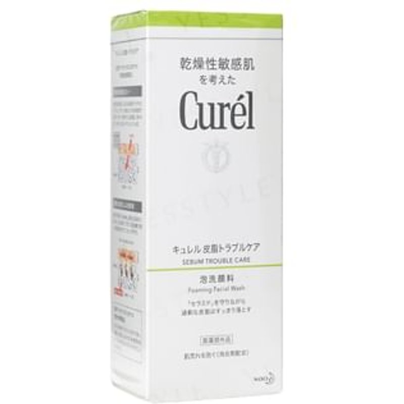 Kao - Curel Sebum Trouble Care Foaming Wash - Nettoyant moussant