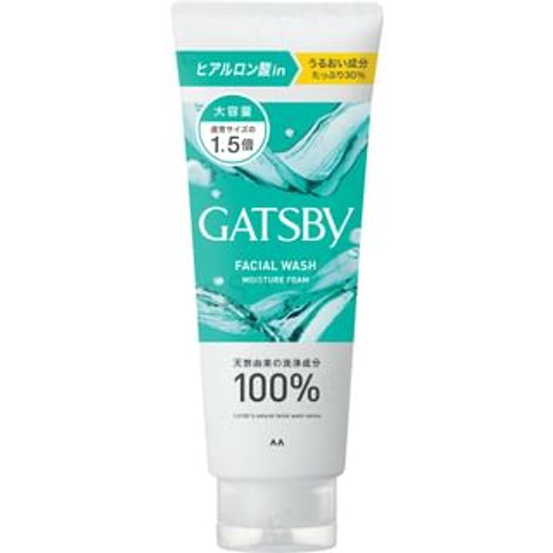 Mandom - Gatsby Facial Wash Moisture Foam Large 200g