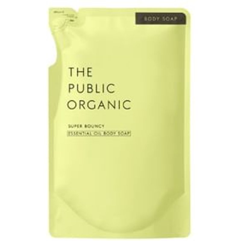THE PUBLIC ORGANIC - Essential Oil Body Soap Citrus Floral - Bouncy - 400ml Refill