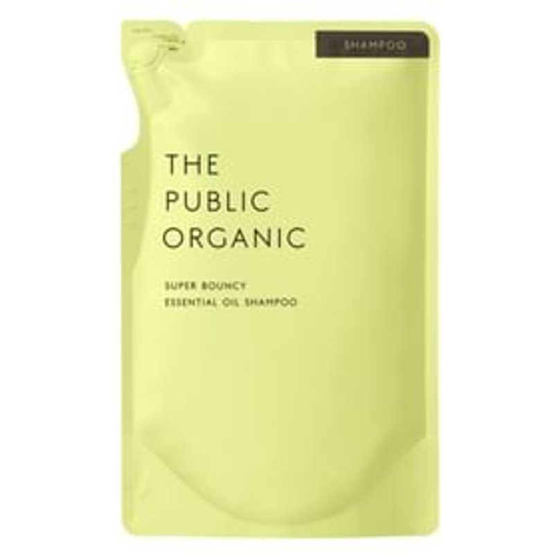 THE PUBLIC ORGANIC - Essential Oil Shampoo Citrus Floral - Bouncy - 400ml Refill
