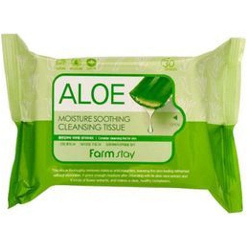 Farmstay - Aloe Moisture Soothing Cleansing Tissue 30 sheets