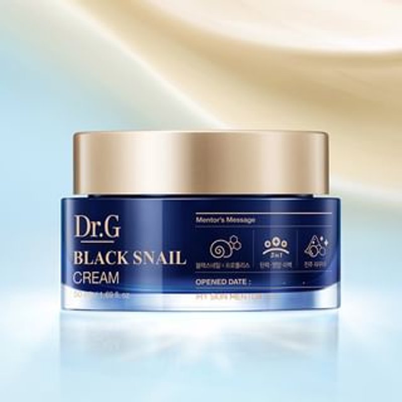 Dr.G - Black Snail Cream - Crème réparatrice à la mucine d'escargot