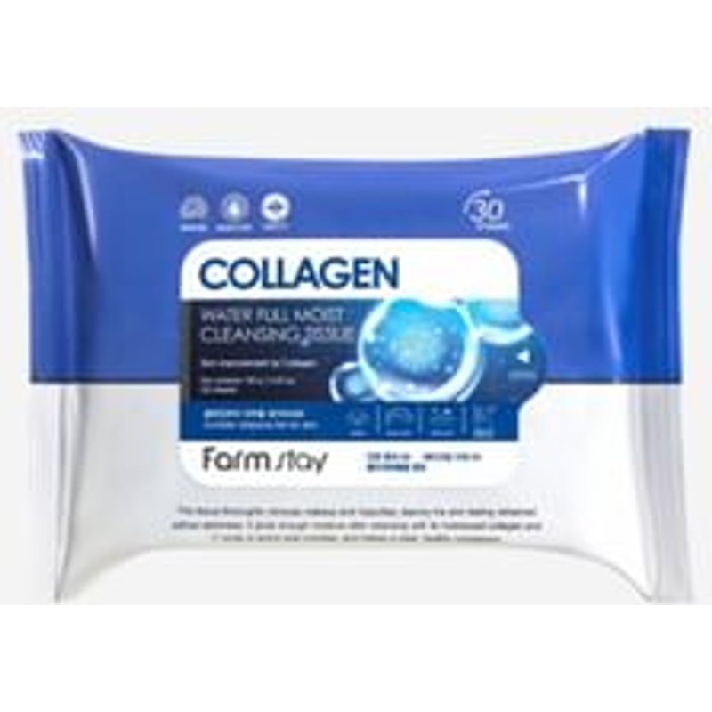 Farmstay - Collagen Water Full Moist Cleansing Tissue 2025 Version - 30 sheets
