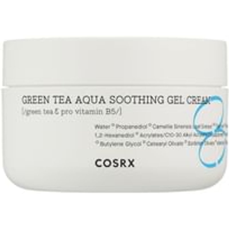 COSRX - Green Tea Aqua Soothing Gel Cream - Gel-crème apaisant au thé vert Green Tea Aqua