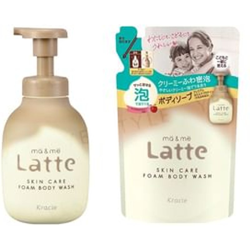 Kracie - Latte Skin Care Foam Body Wash 420ml Refill