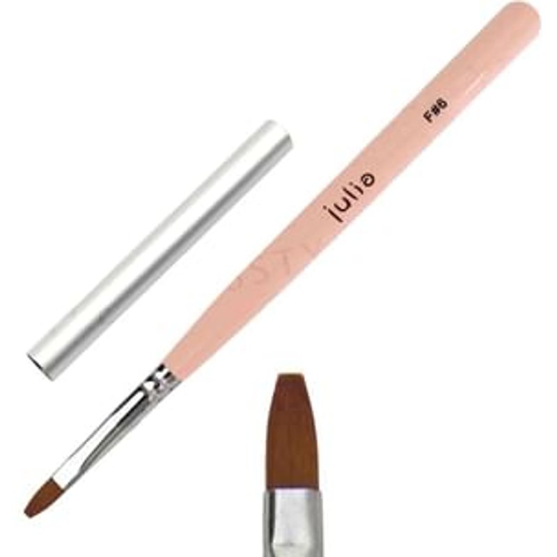 Cosplus - Julia Macaron Nail Art Brush Flat F#6 1 pc