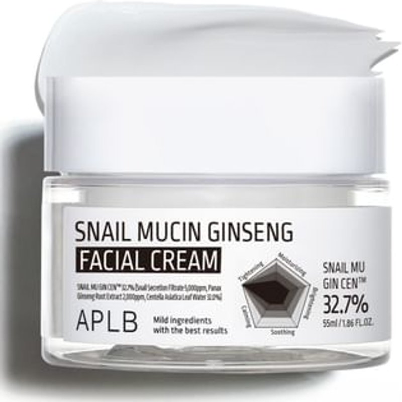 APLB - Snail Mucin Ginseng Facial Cream - Crème