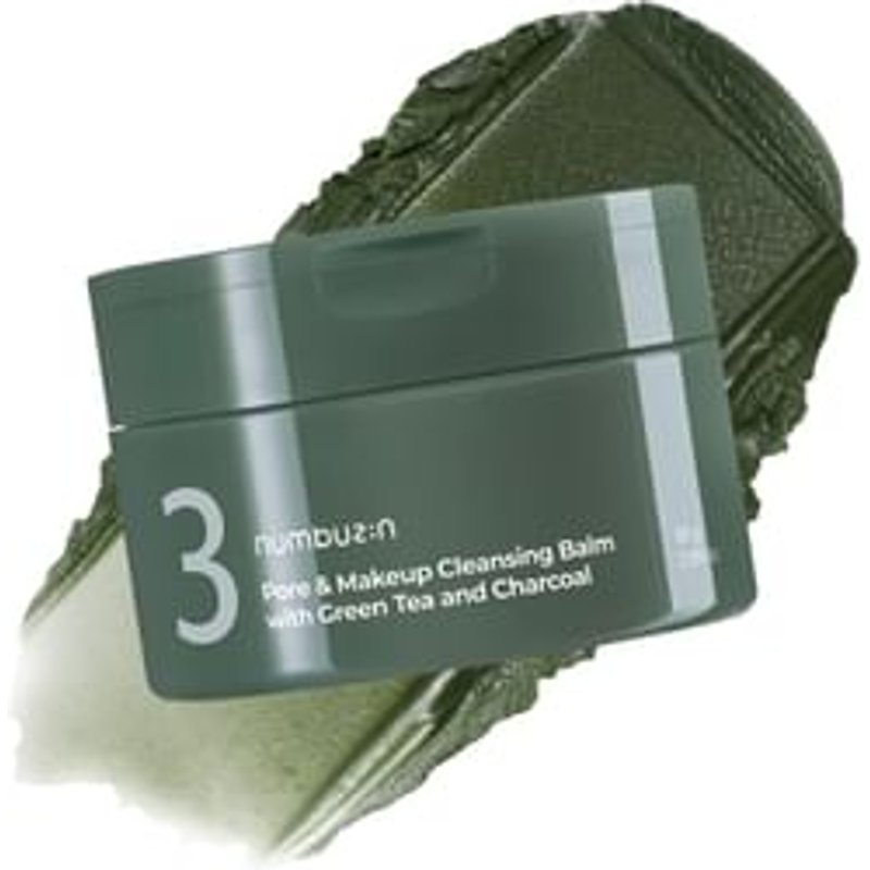 numbuzin - No.3 Pore & Makeup Cleansing Balm With Green Tea And Charcoal - Baume nettoyant