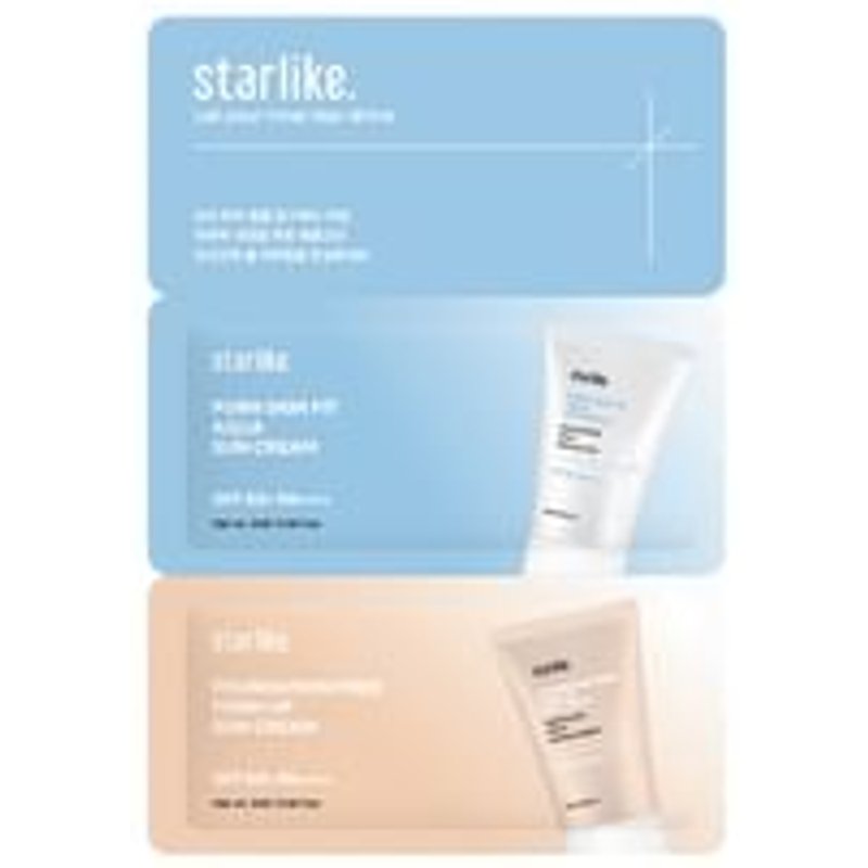 starlike - PDRN & Foundation-free Sun Cream Pouch 2ml x 2 pcs