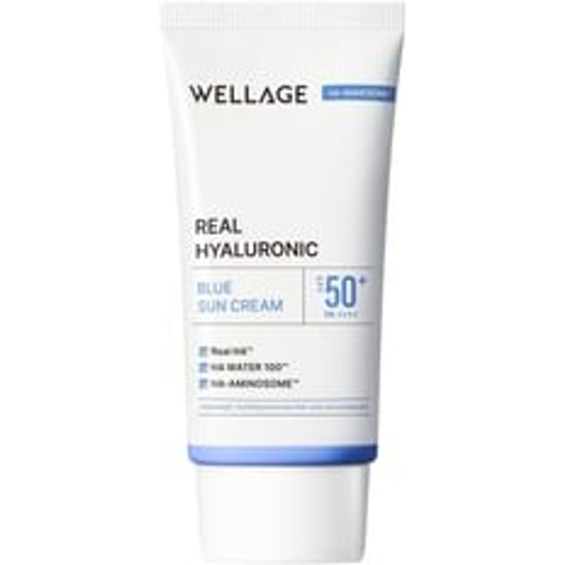 WELLAGE - Real Hyaluronic Blue Sun Cream 50ml