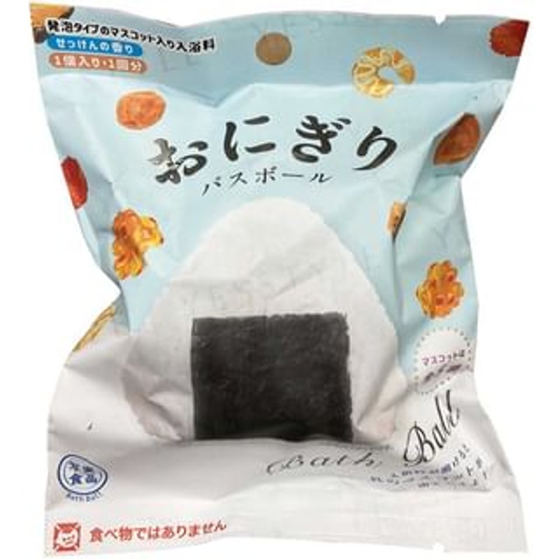 MANABURO - Onigiri Bath Ball 1 pc - Random Style