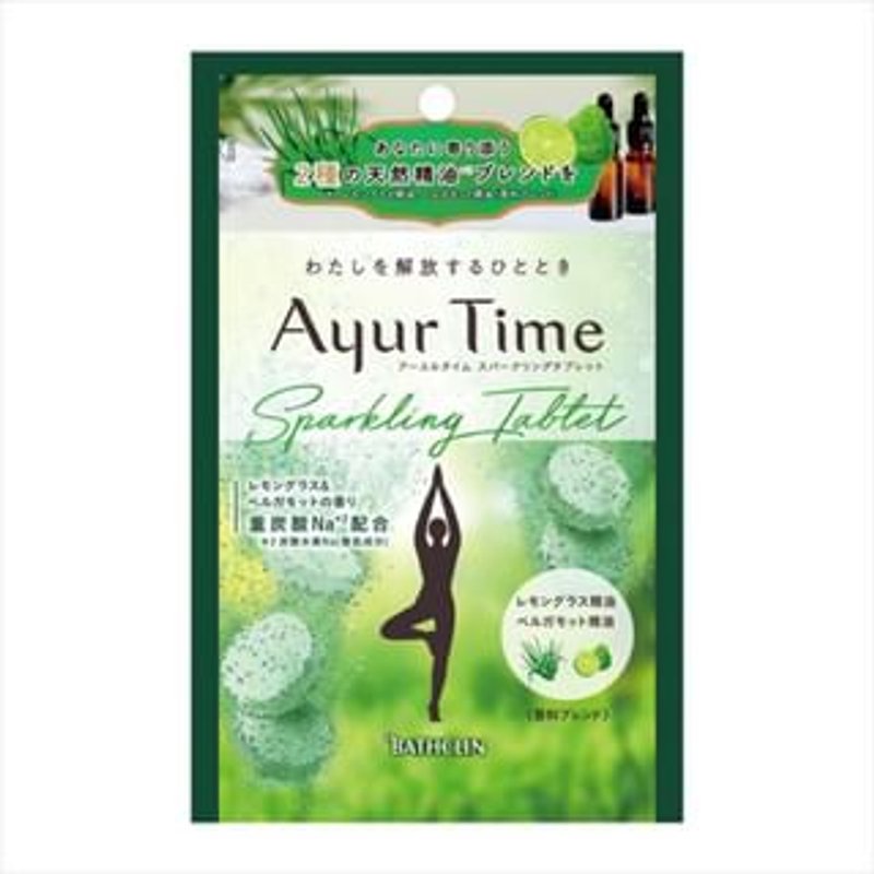 BATHCLIN - Ayur Time Sparkling Tablets Lemongrass & Bergamot 40g
