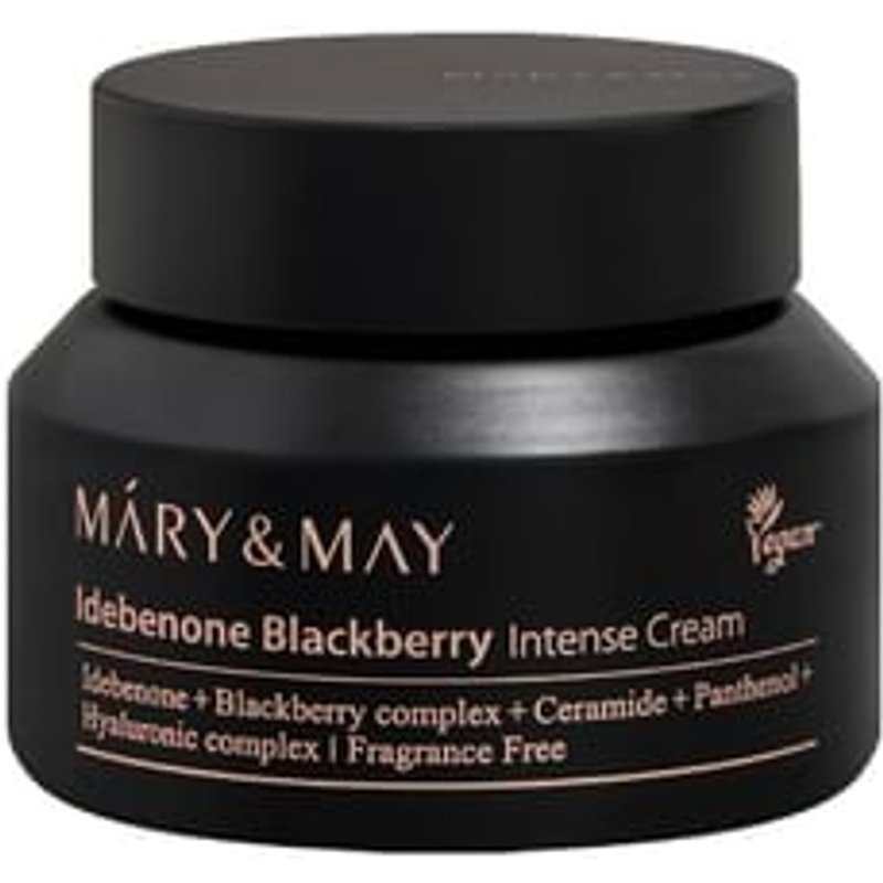Mary&May - Idebenone Blackberry Intense Cream - Crème intensive à l'idébénone et à la mûre