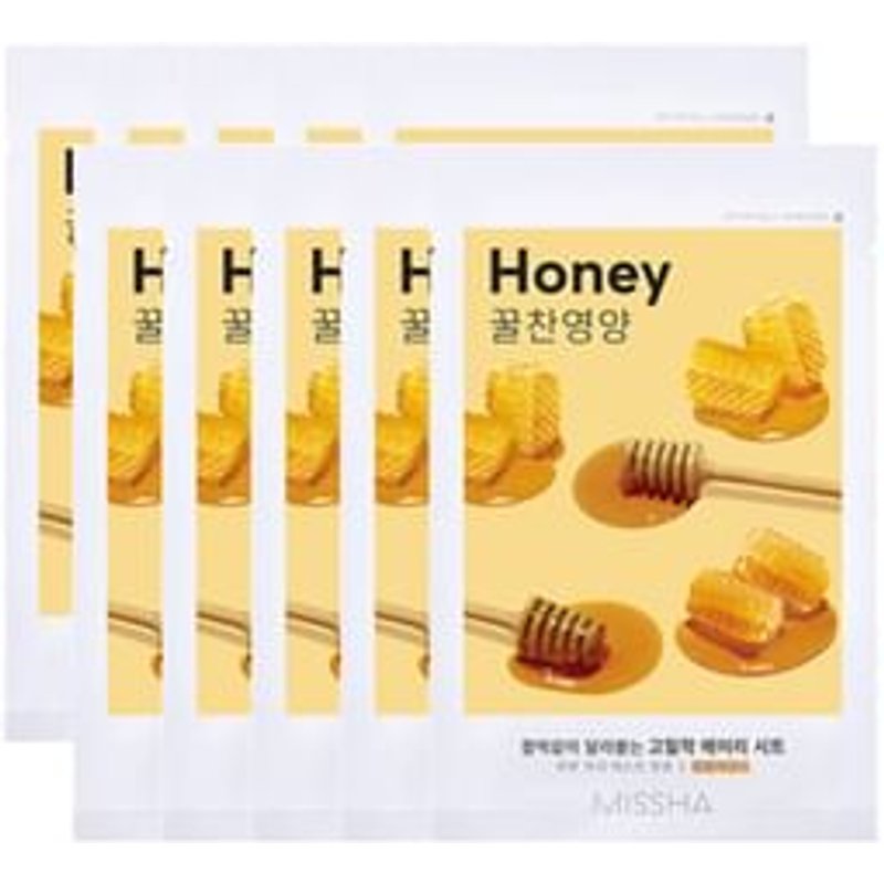 MISSHA - Airy Fit Sheet Mask Bundle Set - 12 Types Honey