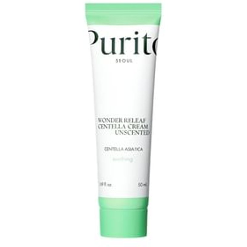 Purito SEOUL - Wonder Releaf Centella Cream Unscented - Crème centella apaisante sans parfum