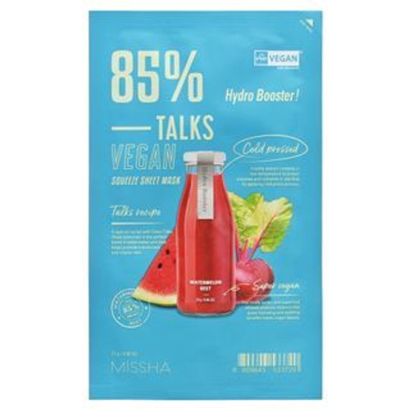 MISSHA - Talks Vegan Squeeze Sheet Mask - 7 Types Hydro Booster