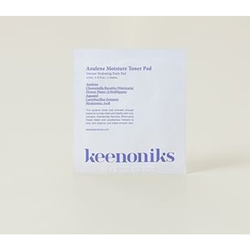 keenoniks - Azulene Moisture Toner Pad Pouch 2 sheets