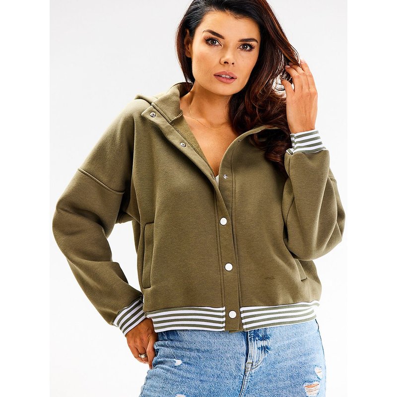 Sweatshirt model 187132 awama - L/XL - Green