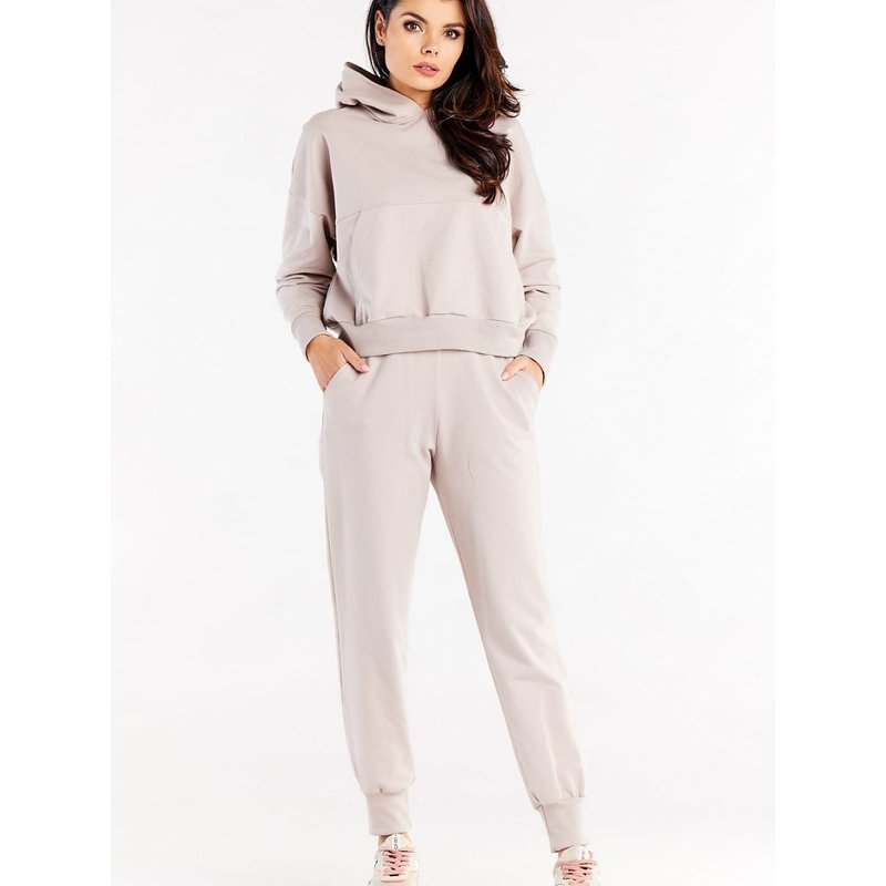 Tracksuit trousers model 188045 Infinite You - S - Beige