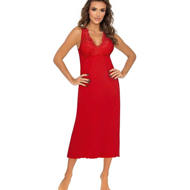 Nightshirt model 188066 Donna - 36 - Red